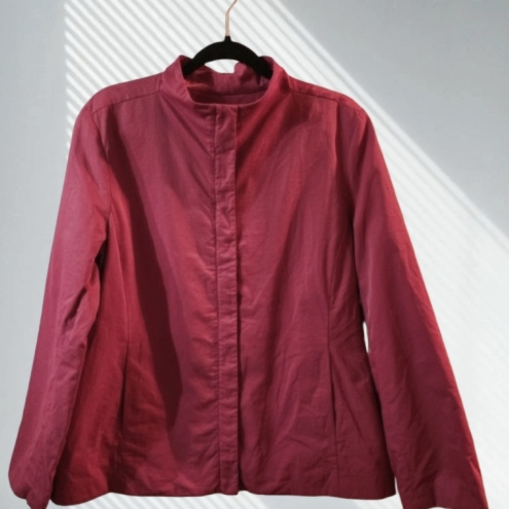 Eileen Fisher Dark Pink Jacket L XL